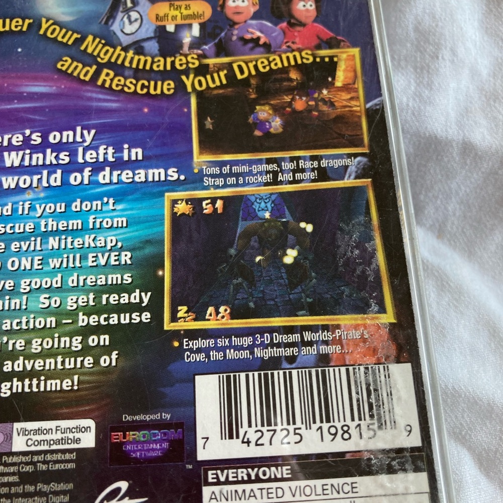 PlayStation one game “40 winks “complete - Picture 11 of 13